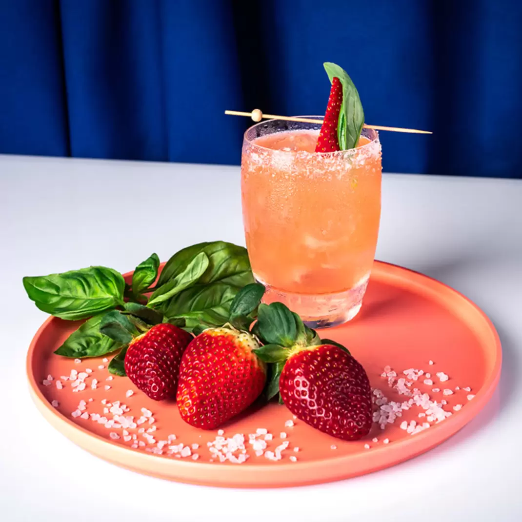 Strawberry Basil Margarita How To