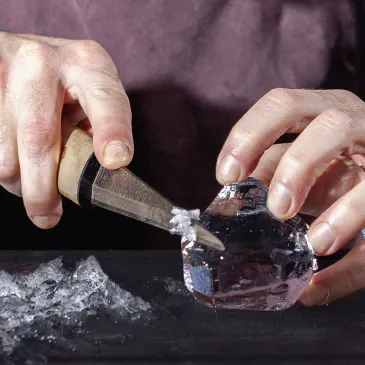 Hoe maak je een ijsdiamant 