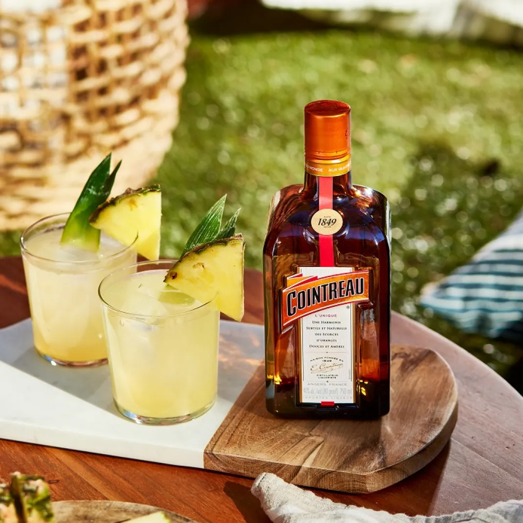 Pineapple Kombucha Margarita Como fazer receita de coquetel