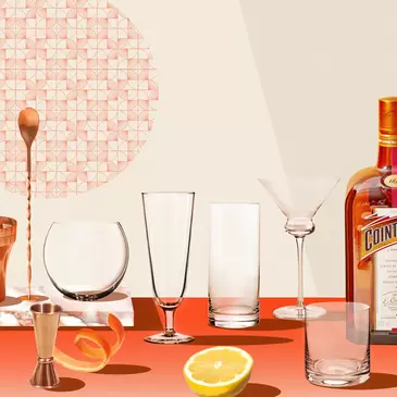Guide de la verrerie spéciale cocktails avec Cointreau