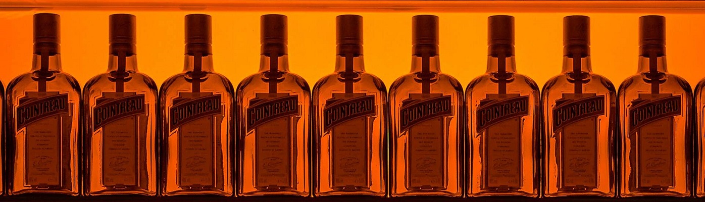Cointreau bottle wall