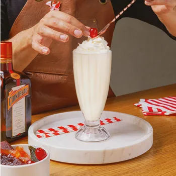 <p>Top with whipped cream and a cherry</p>
