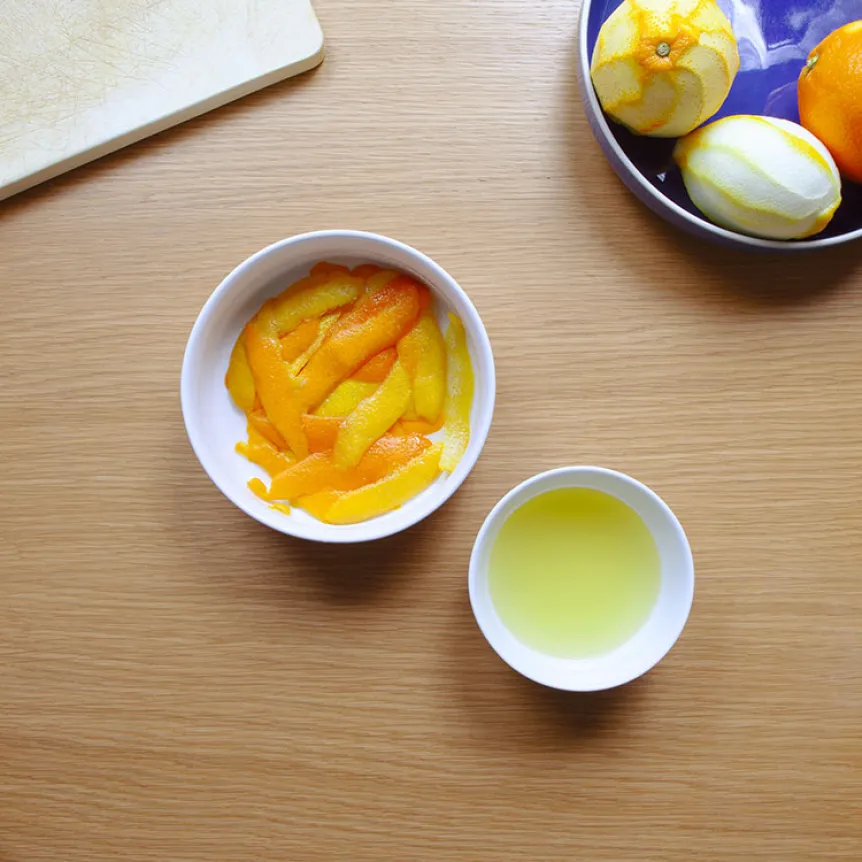 How to use orange peels