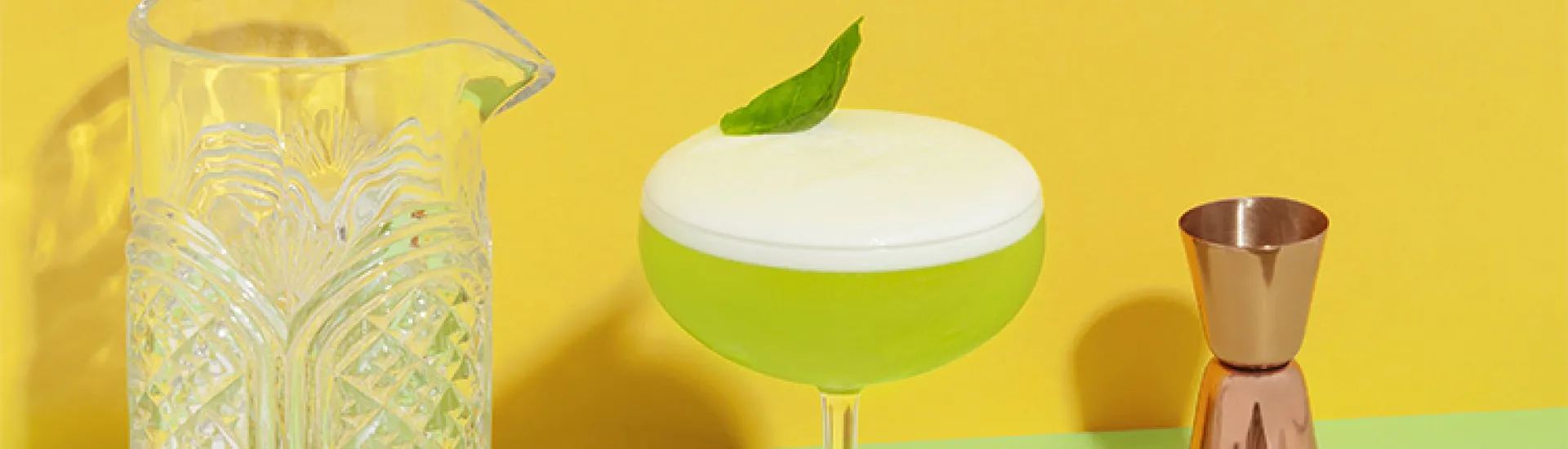 simple basil cocktail