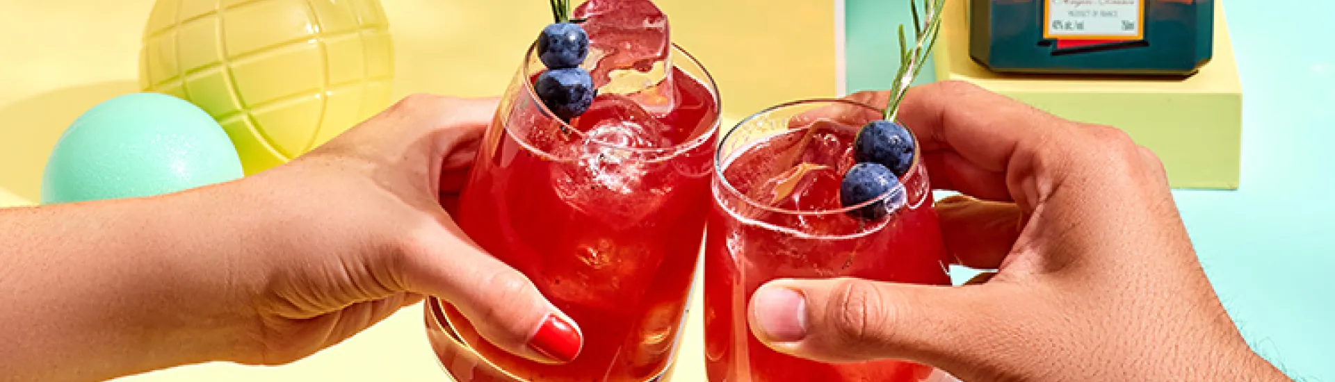 The Smoked Blueberry Margarita