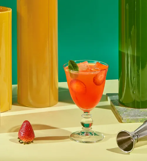 Cointreau Fizz Strawberry And Mint