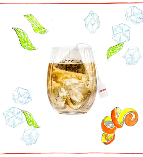 Cointreau Fizz Tea