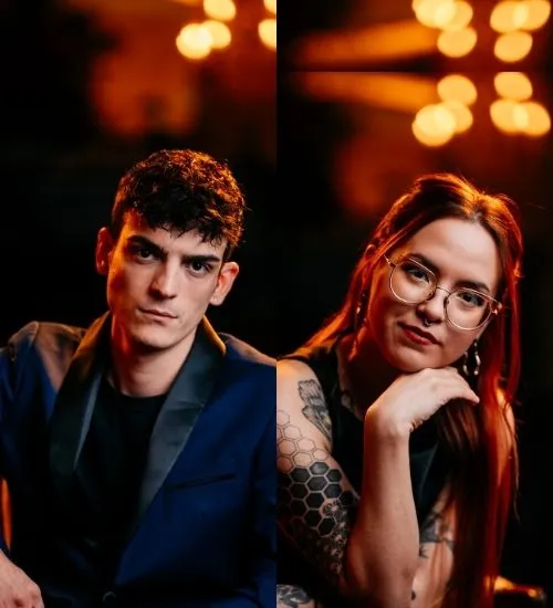 Matteo Freguglia and Florencia Ocampo