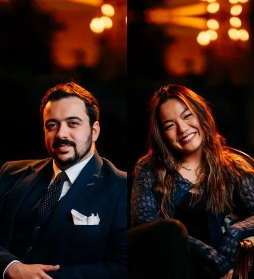 Emilio Giovanazzi and Shaina Yeh