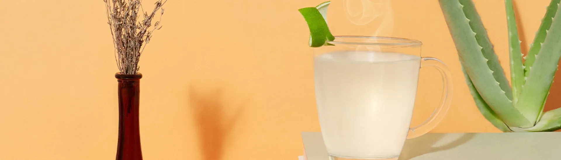 Soft toddy cocktail with Cointreau