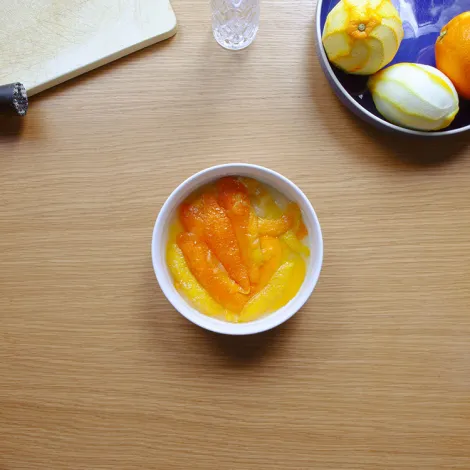 Come usare le bucce di arancia step 5