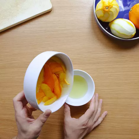 Come usare le bucce di arancia step 6
