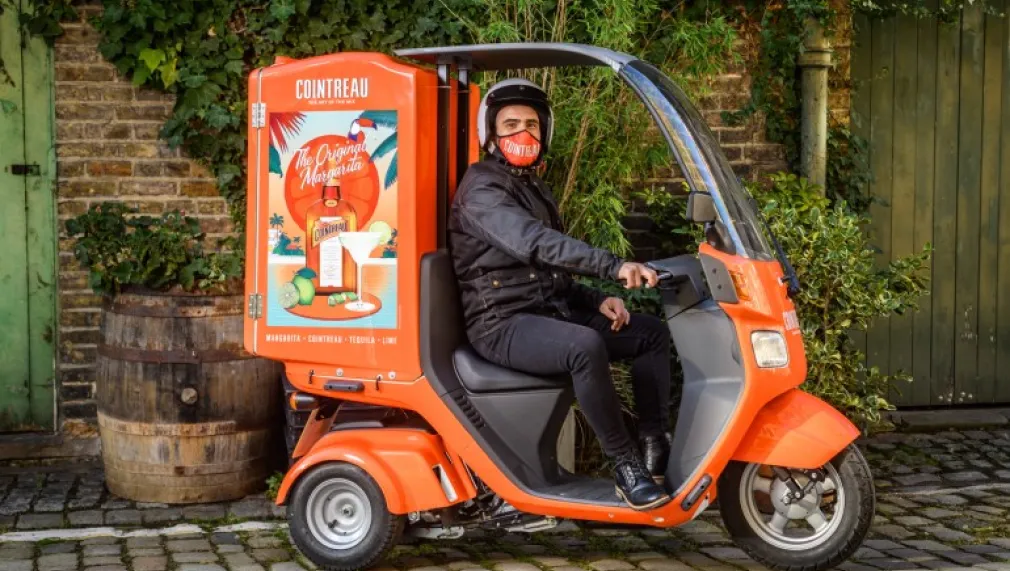 Cointreau delivery driver