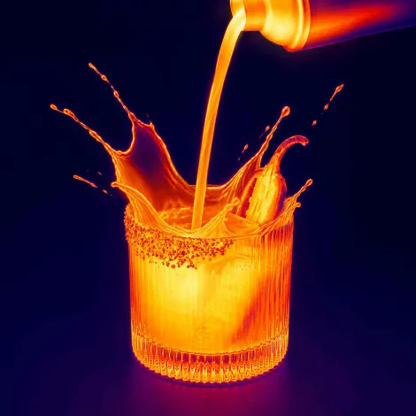 pouring