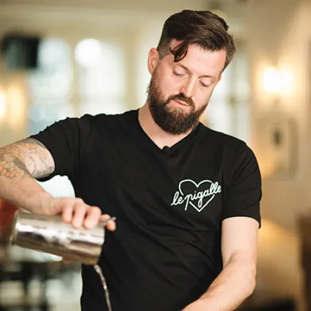 Dean shurry mixing cocktails