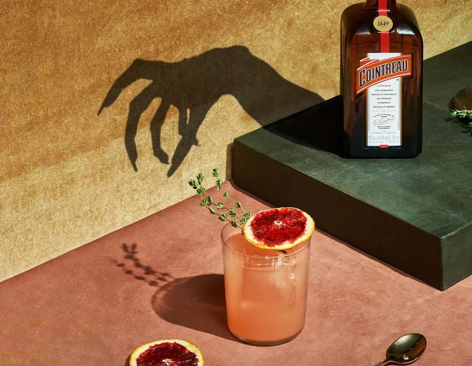 Halloween Cocktails with Cointreau - Blood Orange Margarita