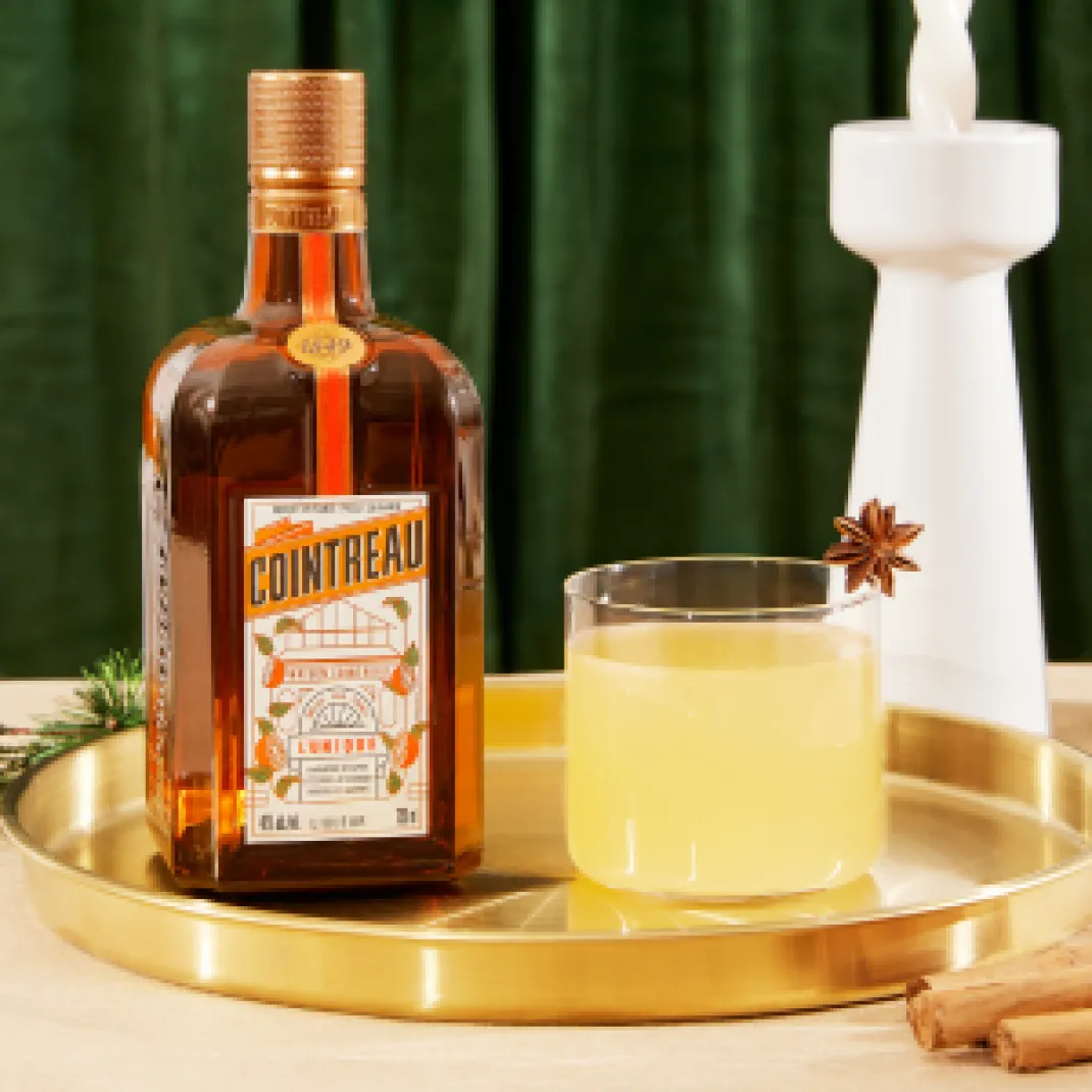 Winter Margarita made with Cointreau