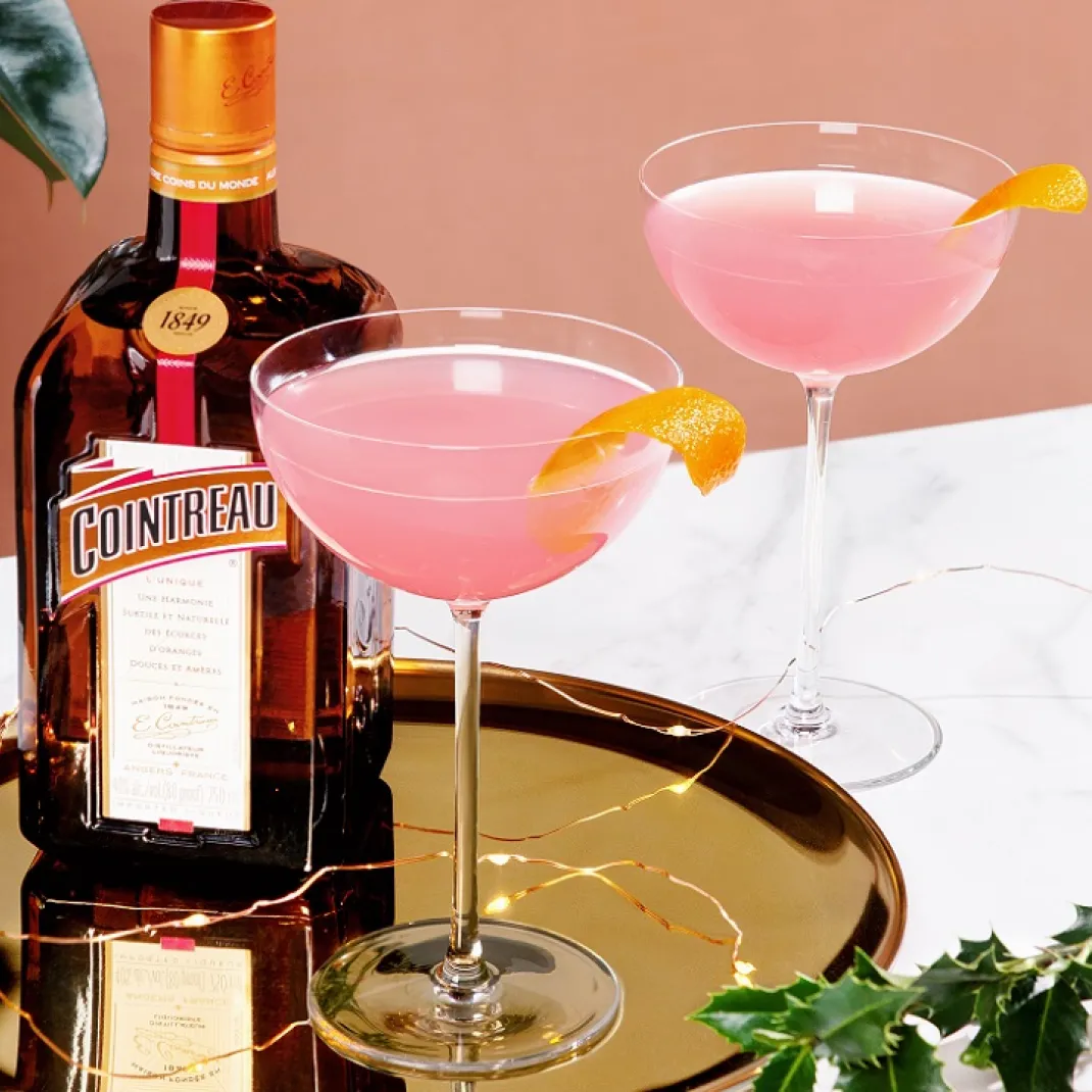 Cosmos For A Crowd Cocktail With Cointreau