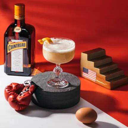 Nightcap of Champions Cocktail with Cointreau