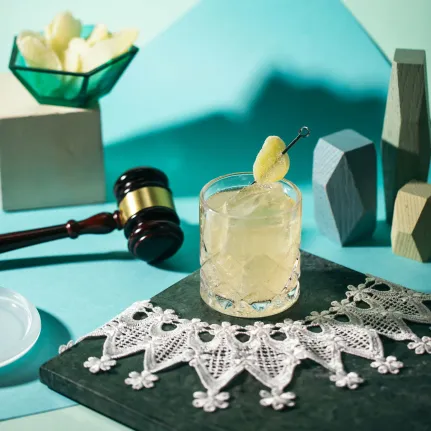 Notorious R.B. Ginger Cocktail with Cointreau