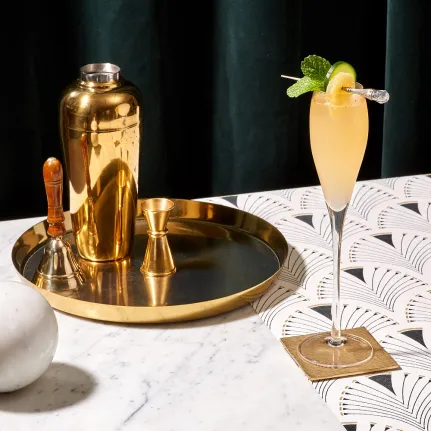 Royal Affair Cocktail with Cointreau Inspired by 2019 Film Downton Abbey