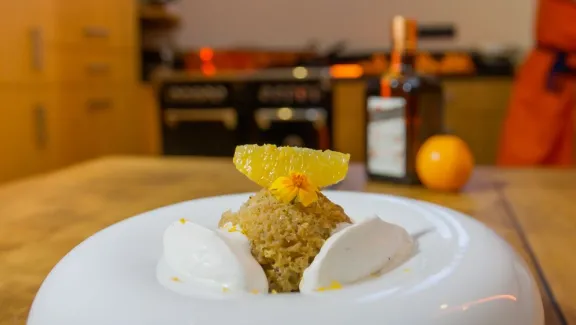 What is the best food to pair with Cointreau orange liqueur?