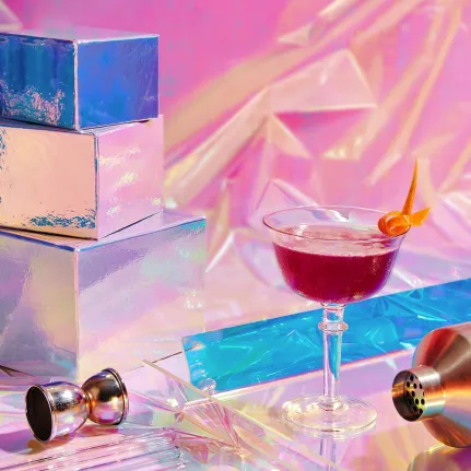 The Electro Cosmo with Cointreau