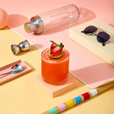 The Roasted Strawberry Margarita with Cointreau