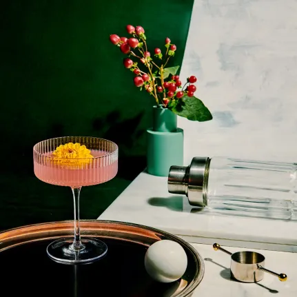 Winter Florals Cocktail with Cointreau