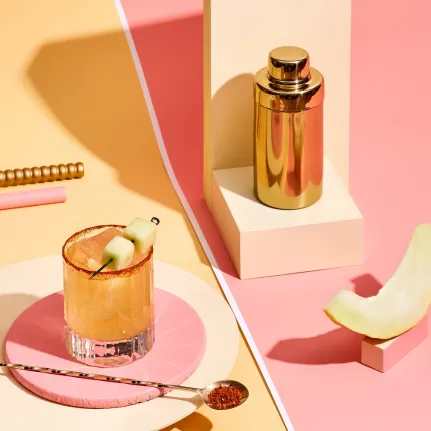 The Spicy Honeydew Margarita with Cointreau