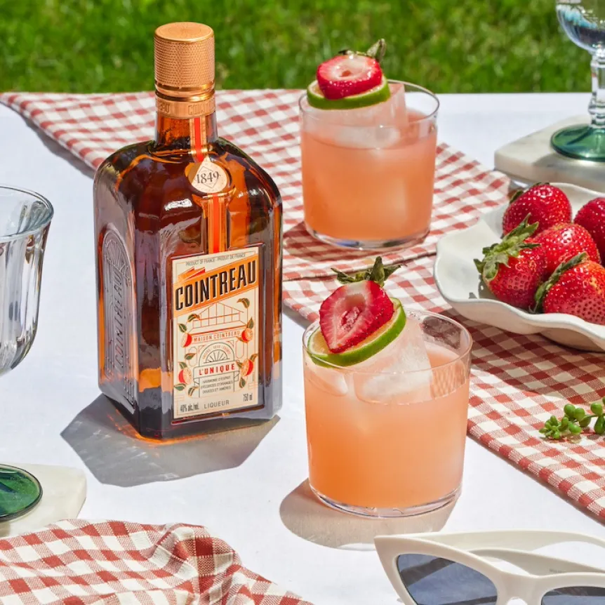 Roasted Strawberry Margarita