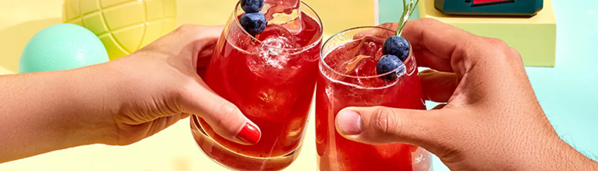 The Smoked Blueberry Margarita