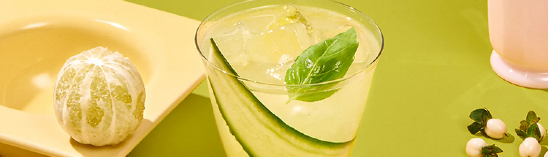 Cointreau Cucumber Basil Fizz