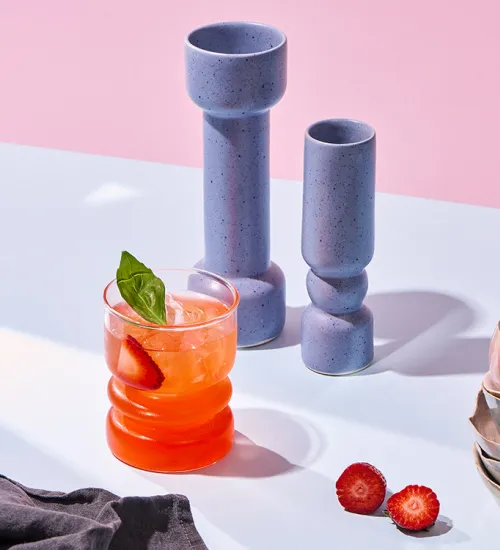 Cointreau Strawberry Basil Fizz