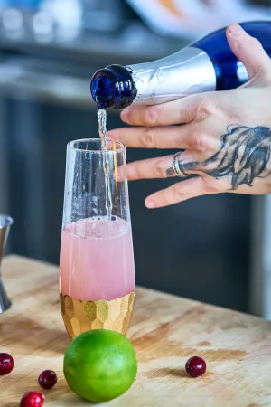 Tip for bubble options, Sparkling Cosmopolitan Behind The Scenes